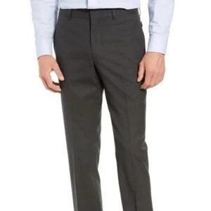 Nordstrom tech smart wool dress pants gray 32